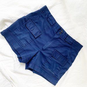 80s Sportif USA scout shorts in indigo - waist 32"